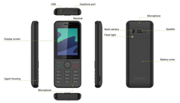 MobiWire Hinto 4G Mobile Phone 1