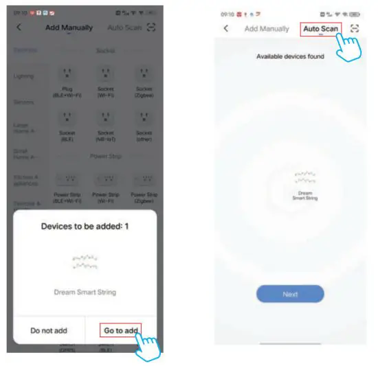 BLING LSC 030 W3 Smart LED String Lights - add devices 5