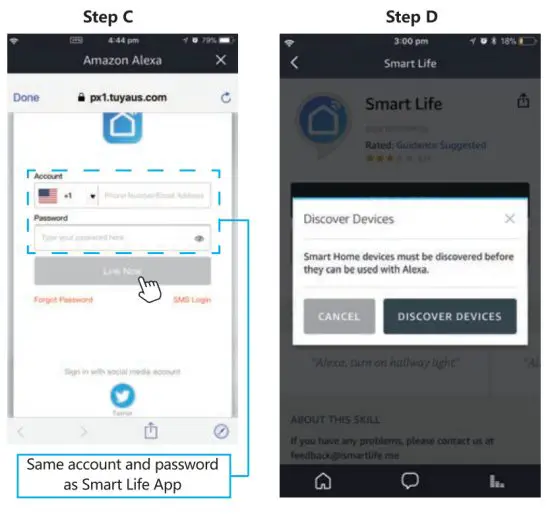 BLING LSC 030 W3 Smart LED String Lights - control the light 2