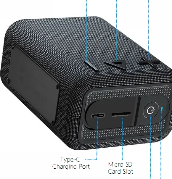 ROYQUEEN- G30 -Portable -Bluetooth -Speakers -FIG 1