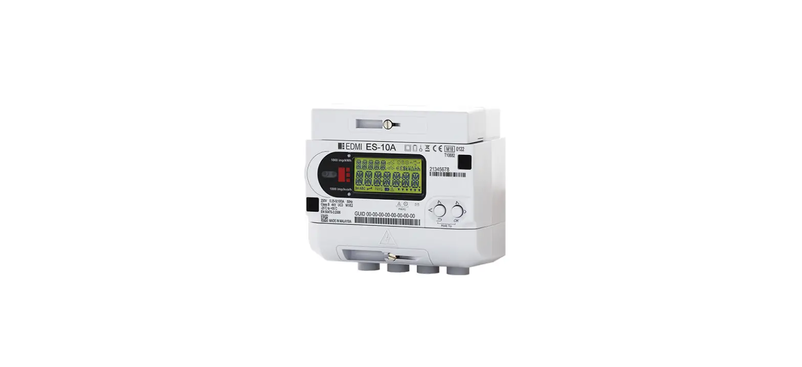 Drax Es-10a 4 Terminal Single Phase Electricity Meter User Guide