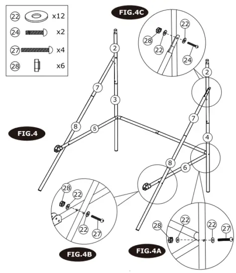 ASSEMBLY INSTRUCTIONS: