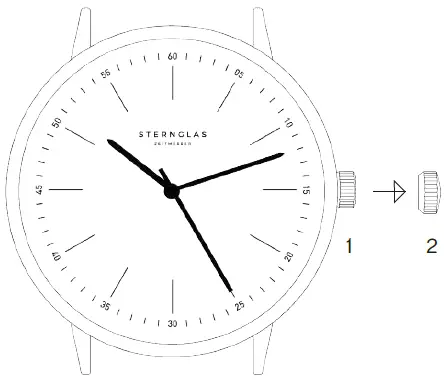 STERNGLAS ZEITMESSER 01