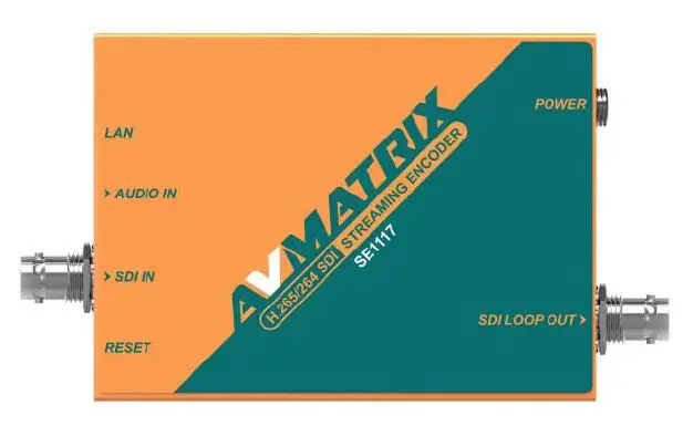AVMATRIX -SE1117- H.265- H.264- SDI- STREAMING -ENCODER -1