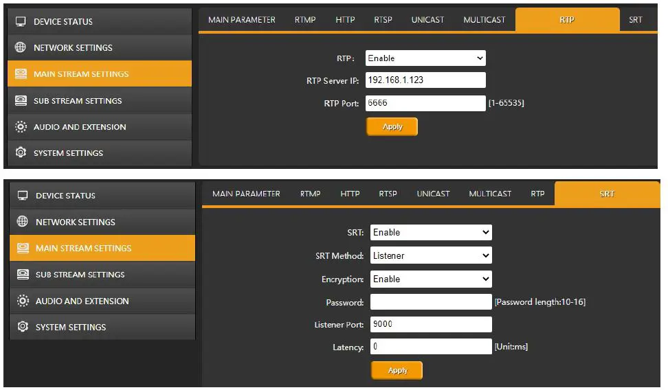 AVMATRIX -SE1117- H.265- H.264- SDI- STREAMING -ENCODER -9