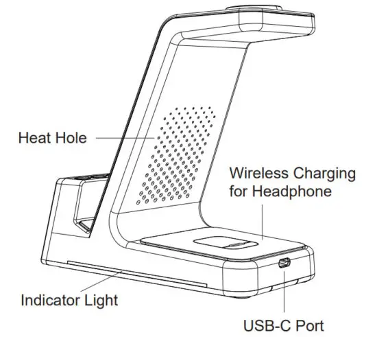 HOUSBAY RS6 4 in 1 Wireless Charging Station - figure 2
