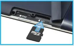 Ellipsis 8 HD Tablet - Insert the microSD card