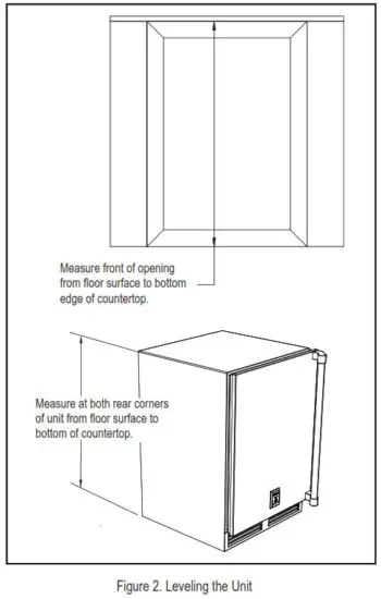 HESTAN GRS 24 24 Inch Outdoor Undercounter Refrigerator with Solid Door - Countertop