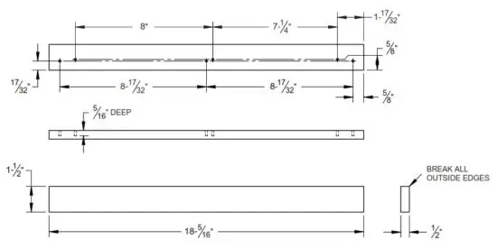 HESTAN GRS 24 24 Inch Outdoor Undercounter Refrigerator with Solid Door - WINE RACK TRIM