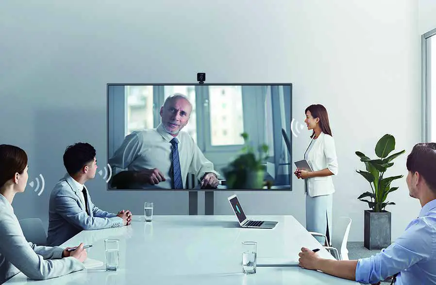 PUAS 4K Camera ePTZ Conferencing AV Education- --- High-fidelity Audio Input
