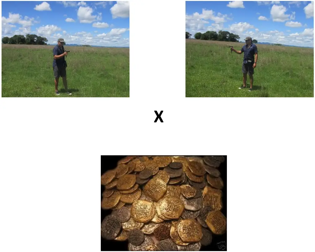 BRITBE B07D9W3ZZW Hunter Long Range Metal Detector - depth measurement