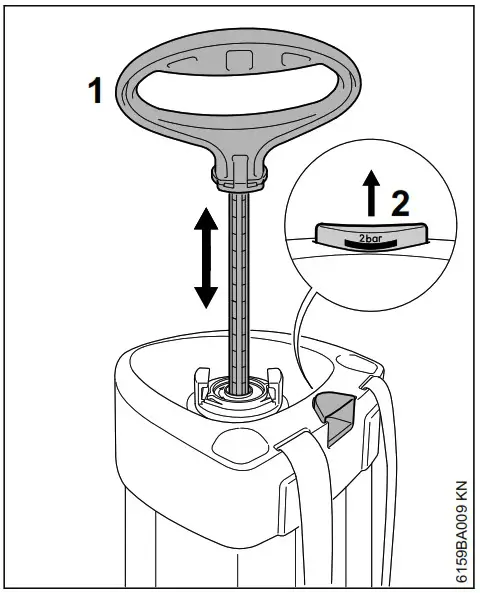 STIHL SG 21 Hand Sprayer - Preparing Unit for Operation 1