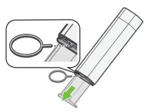 FIG 9 Inserting the battery