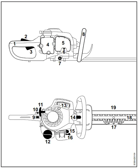 Stihl HS 45 Homescaper Hedge Trimmer - Fig 16