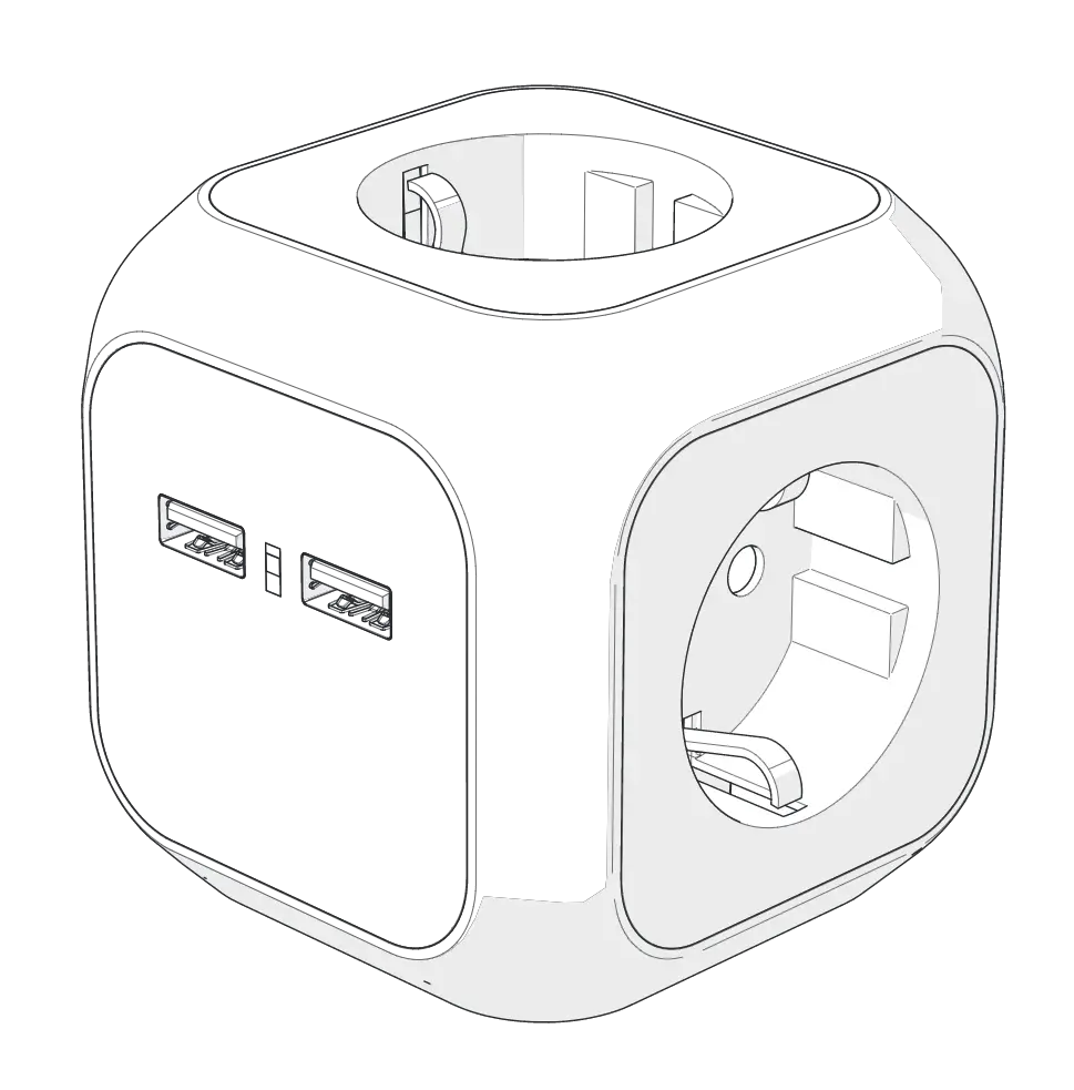 Nedis Exsoc415ufwt Extension Socket User Manual Nedis Exsoc415ufwt Extension Socket User Manual