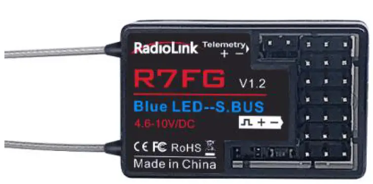 RadioLink R7FG 7-Channels Gyro Receiver