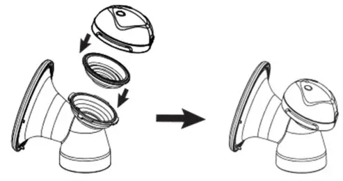 minbie Hospital Grade Double Breast Pump - assemble 2