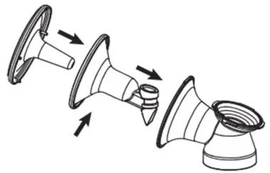 minbie Hospital Grade Double Breast Pump - assemble