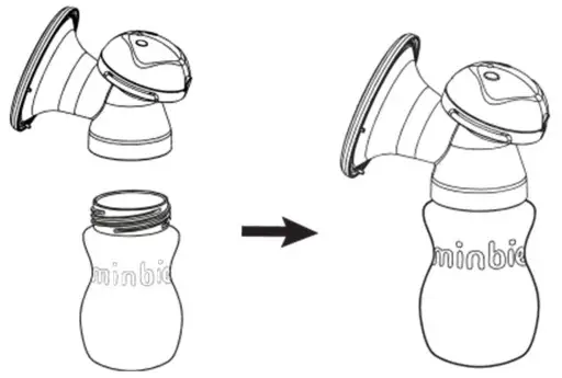 minbie Hospital Grade Double Breast Pump - body