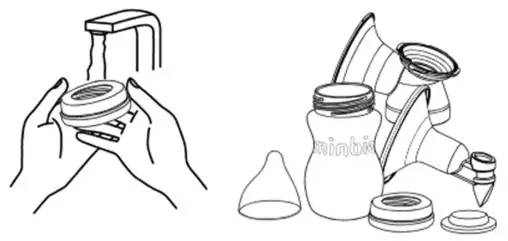 minbie Hospital Grade Double Breast Pump - breast milk 3