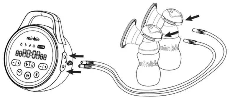 minbie Hospital Grade Double Breast Pump - insert