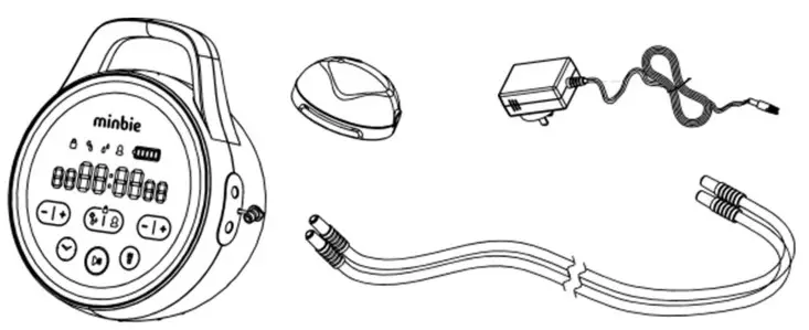 minbie Hospital Grade Double Breast Pump - preparation