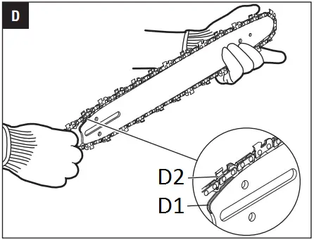 EGO CS1610E 56 Volt Lithium-Ion Cordless Chain Saw D