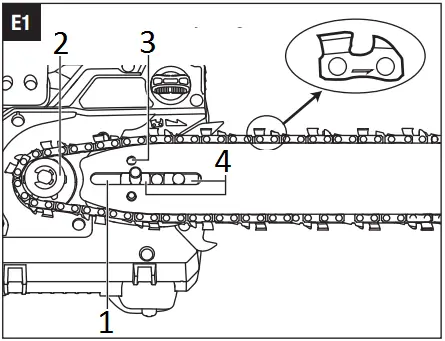 EGO CS1610E 56 Volt Lithium-Ion Cordless Chain Saw E1