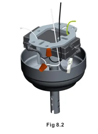 CARPO NXUJ1139 52'' 5 - Blade LED Smart Standard Ceiling Fan - fig14