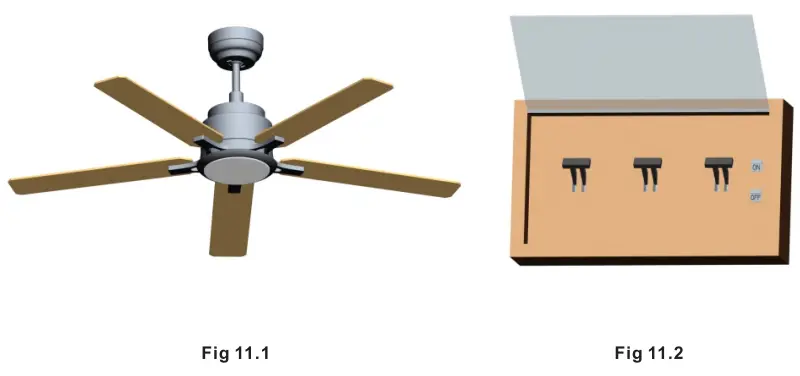 CARPO NXUJ1139 52'' 5 - Blade LED Smart Standard Ceiling Fan - fig27