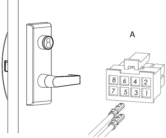 PDQ 6W199 Electrified Exit Device Trim 5