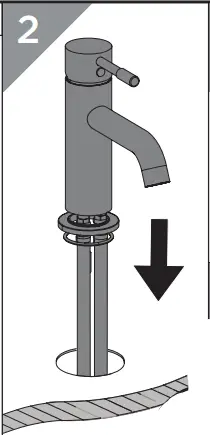BRISTAN MI BAS BL Mono Basin Mixer with Click Waste-fig9