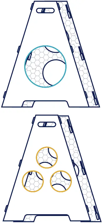 Caliber Games 360 Degree Backyard Toss Game C 02