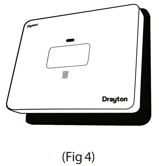 Schneider Drayton Digistat 3rd Generation Wireless Programmable Room Thermostat fig 3