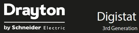 Schneider Drayton Digistat 3rd Generation Wireless Programmable Room Thermostat logo 1