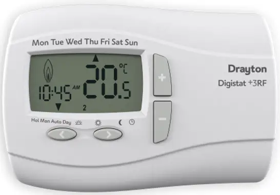 Schneider Drayton Digistat 3rd Generation Wireless Programmable Room Thermostat