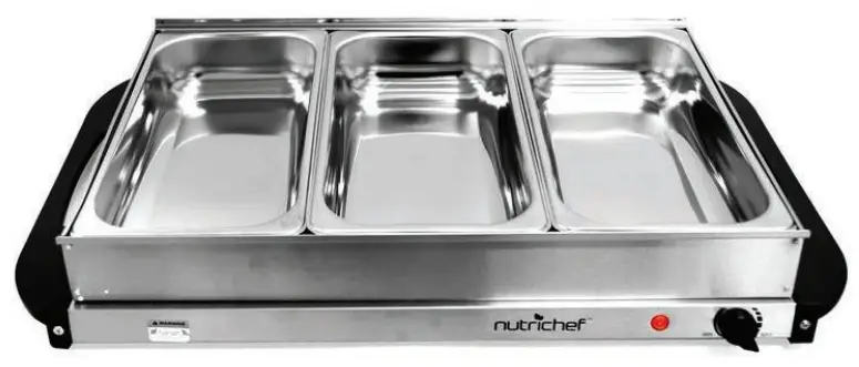 nutrichef PKBFWM33.0 Food Warming Tray - Fig 1