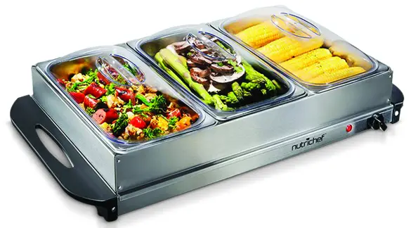 nutrichef PKBFWM33.0 Food Warming Tray