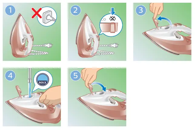 PHILIPS GC4901 Series Steam Iron - Fig 1