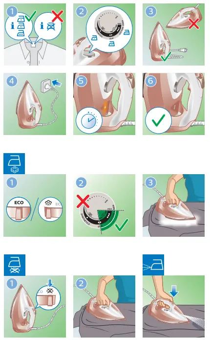 PHILIPS GC4901 Series Steam Iron - Fig 4