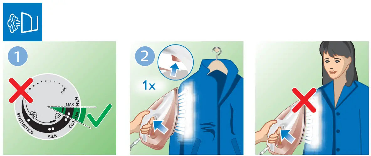 PHILIPS GC4901 Series Steam Iron - Fig 6