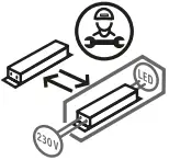 Paulmann 503.42 E27 Fabric Cable Black Pendant 5