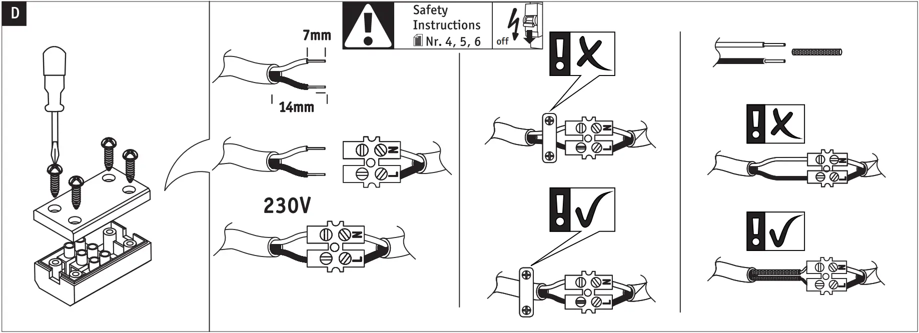 Paulmann 503.42 E27 Fabric Cable Black Pendant D