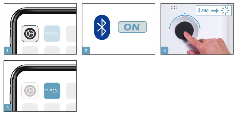 BONECO H400 Air Washer - CONNECT SMARTPHONE