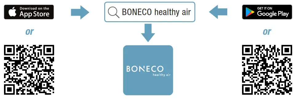 BONECO H400 Air Washer - DOWNLOAD APP