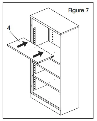 ULINE H-8447 Industrial Cabinet - Assemble 7