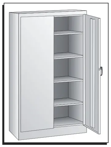 ULINE H-8447 Industrial Cabinet - Cover