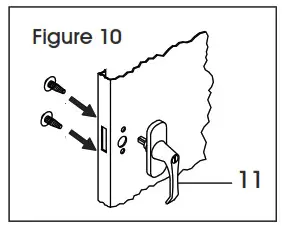 ULINE H-8447 Industrial Cabinet - Handel Locking System Installation 1