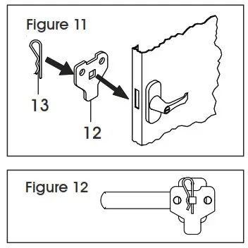 ULINE H-8447 Industrial Cabinet - Handel Locking System Installation 2