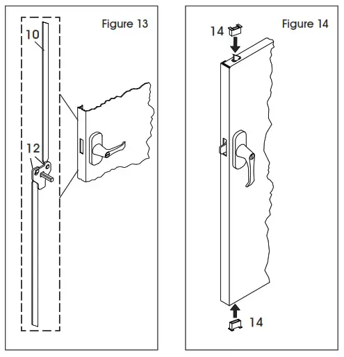 ULINE H-8447 Industrial Cabinet - Handel Locking System Installation 3